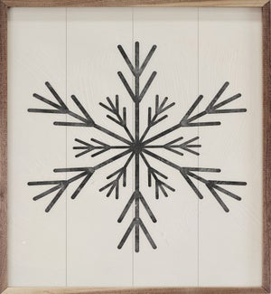 Modern Snowflake 1 Large Spike By Nina Blue